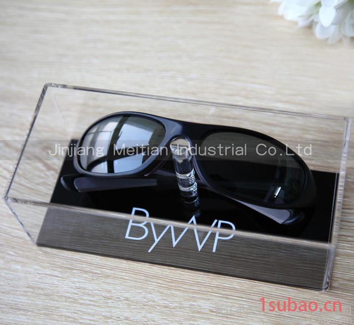 广东亚克力眼镜盒专柜眼镜陈列展示盒定制太阳眼镜展架现货
