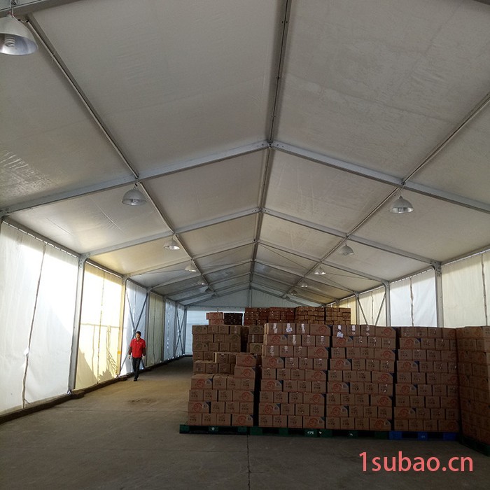 华烨篷房 帐篷仓库 移动厂房帐篷 安徽仓储帐篷图2