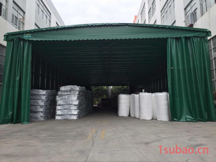 中国卓凡(China Zhuofan)活动雨棚推拉棚大型帐篷移动雨蓬仓库伸缩帐篷50*50镀锌方管图2
