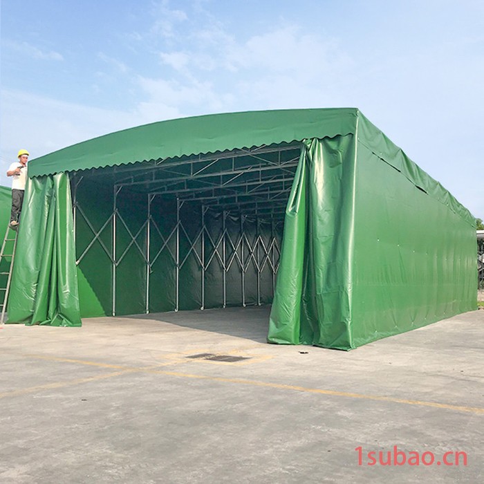中国卓凡(China Zhuofan)活动雨棚推拉棚大型帐篷移动雨蓬仓库伸缩帐篷50*50镀锌方管图8