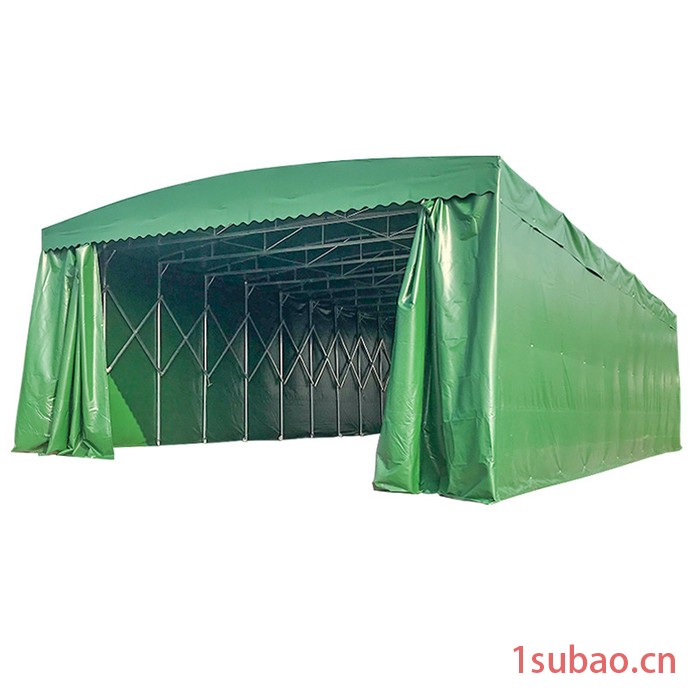 中国卓凡(China Zhuofan)活动雨棚推拉棚大型帐篷移动雨蓬仓库伸缩帐篷50*50镀锌方管图6
