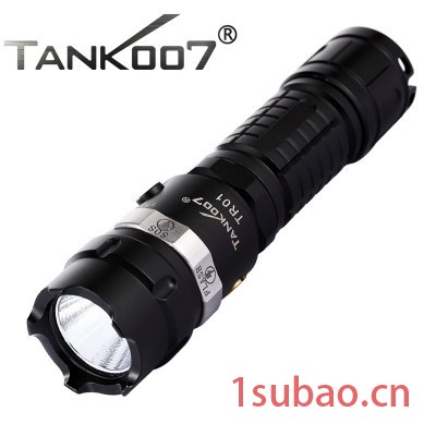 tank007手电TR01强光充电远射手电防水潜水LED执勤手电筒探客
