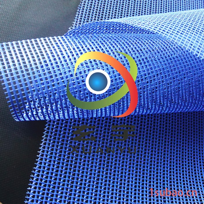 浙江源头厂家PVC网格布 帐篷窗户材料塑胶网眼布机织网布彩色防护网图2