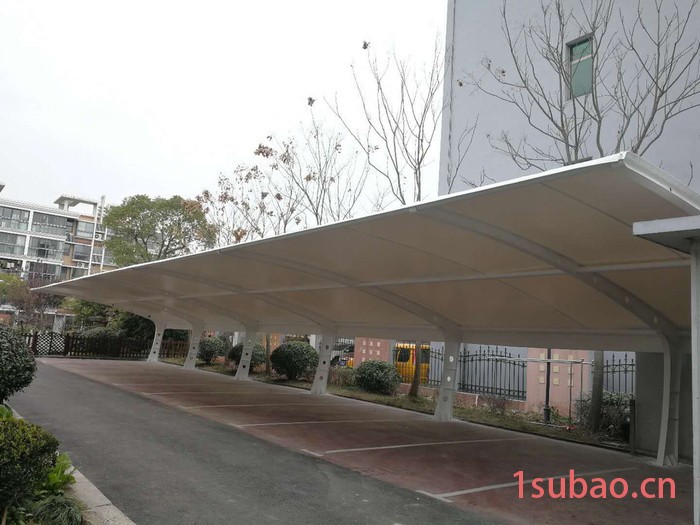 定制户外膜结构停车棚 小区景观棚公园遮阳棚雨棚膜结构停车棚图4
