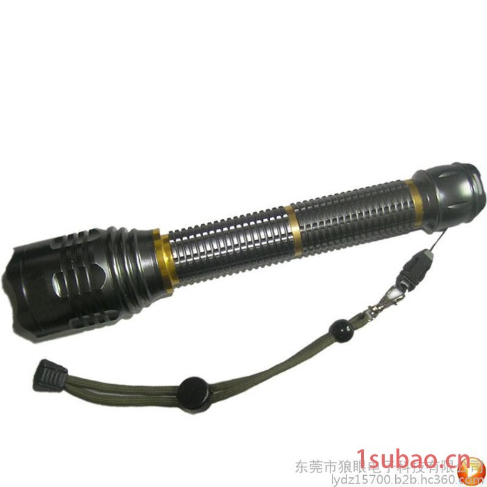led大功率t6强光手电筒 适用潜水、，巡逻执勤、户外活动图2