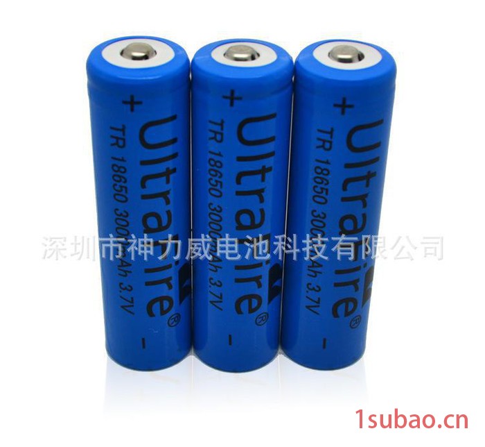 UltraFire 神火 充电尖头锂电池 强光手电筒1865