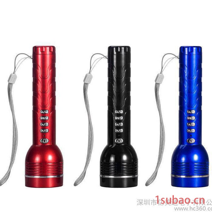 生产强光手电筒运动音箱 一机多用多功能小音箱图2
