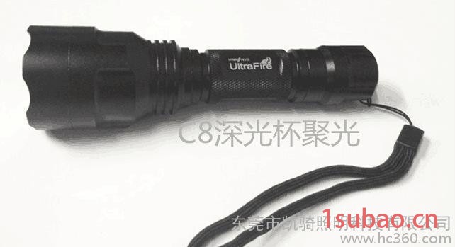 凯骑 T6进口led强光手电筒 山地自行车前灯 远射18650充电  批发图2