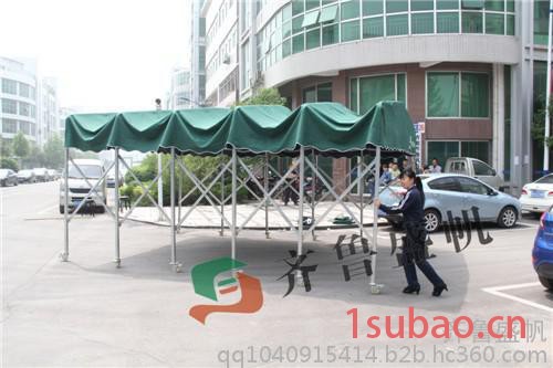 烧烤夜市餐饮用大帐篷、 固定货运推拉帐篷 仓库物流推拉帐篷图3