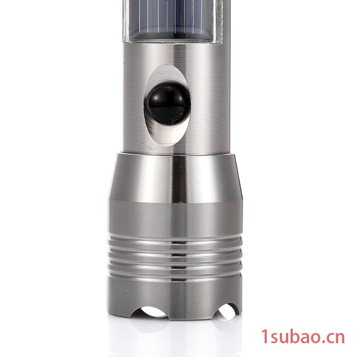 L太阳能手电筒HT101A 太阳能强光手电 LED强光手电 可直充 可用阳光充 送礼佳品 **图2