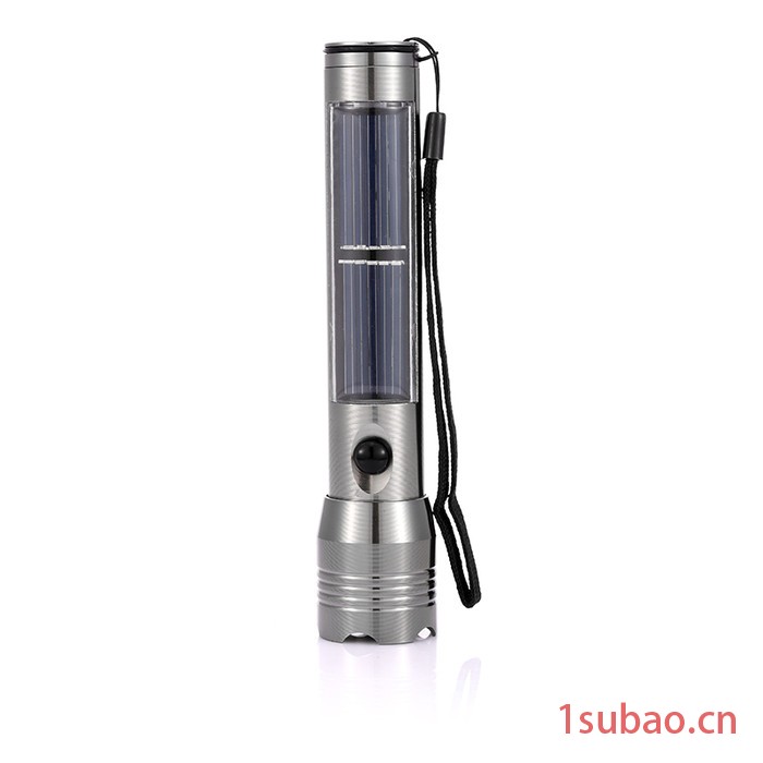 L太阳能手电筒HT101A 太阳能强光手电 LED强光手电 可直充 可用阳光充 送礼佳品 **图3