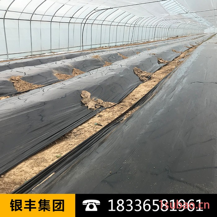 华丰新料PE黑色 地膜 农用塑料黑薄膜蔬菜温室遮光大棚膜除草膜图2