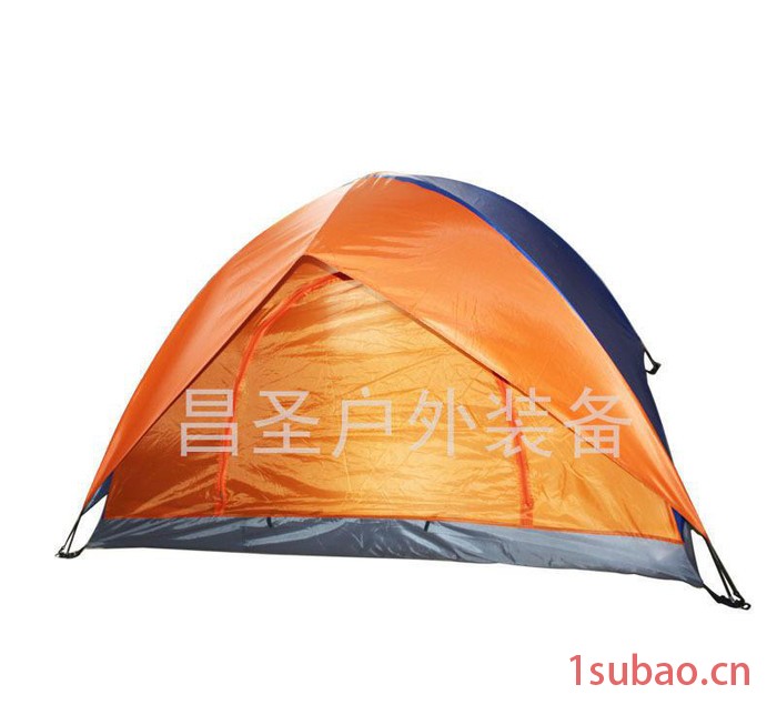 〈〉户外野营露营帐篷 200*200双人双层拼色帐篷 零售图2