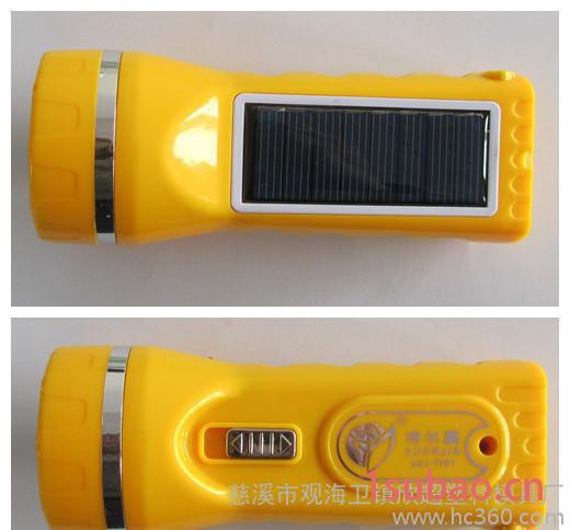 【诚信商家】型号BEJ-7701 太阳能手电筒 充电手电筒 led手电筒图2