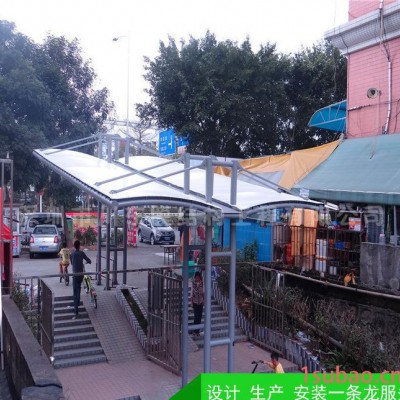 广东深圳设计特色膜结构 膜结构景观棚 停车棚膜结构工程定做