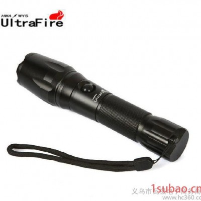 UltraFire神火T6**远射氙气灯LED手电筒五档伸缩变焦强光手电筒
