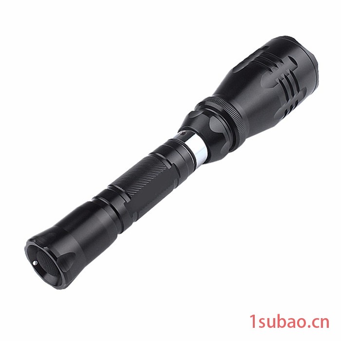 远射直充手电筒 Brinyte B38黑色 800流明 红光 超远射 夜光科技