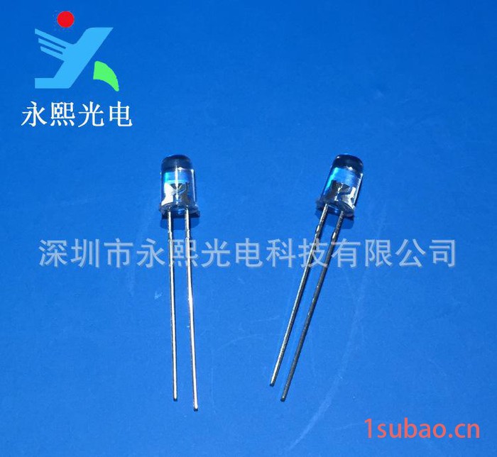 低价销售 5mm草帽白光长脚led直插白灯照明 手电筒专用图3