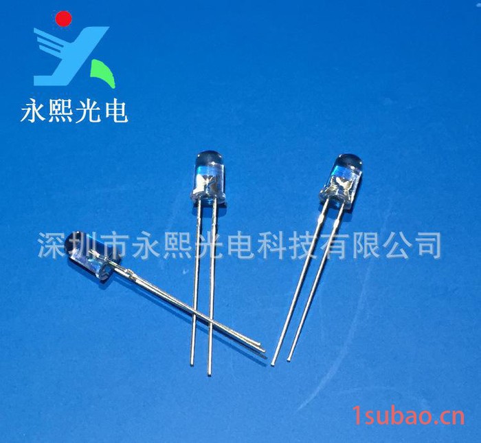 低价销售 5mm草帽白光长脚led直插白灯照明 手电筒专用图2