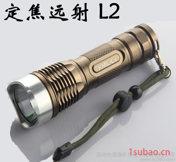 宁海厂家 led T6-L2铝合金强光手电筒定焦远射户外照明