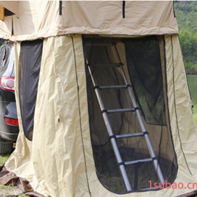 柏拉途户外双人软顶折叠式车顶帐篷 不锈钢防水防雨户外帐篷