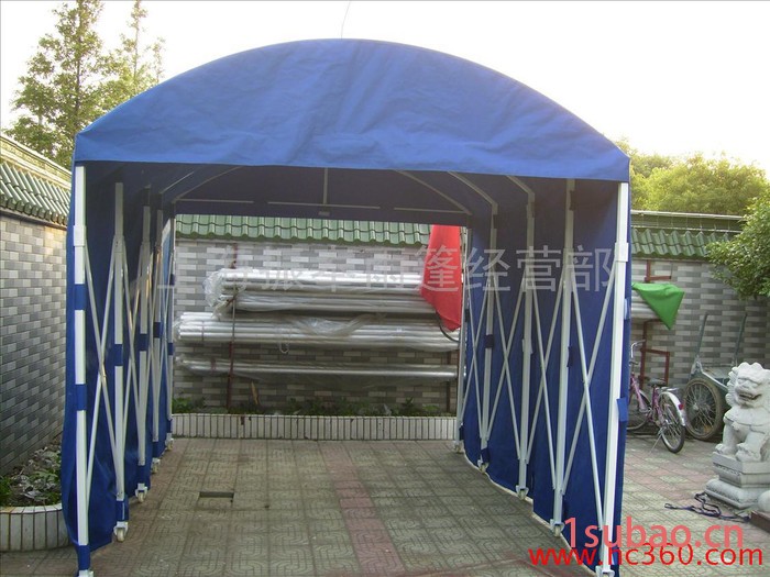 遮阳篷遮阳蓬遮阳棚膜结构车棚活动车棚手摇雨篷图2