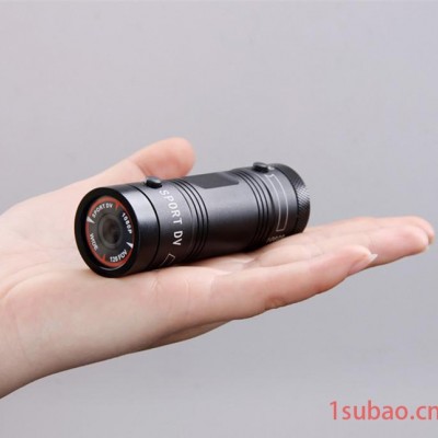 工厂直销 AT-F9 手电筒型迷你运动相机高清1080P头戴式运动摄像机