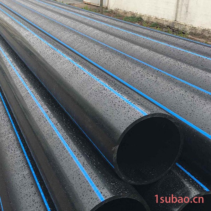 成才 pe水管厂家  耐腐蚀pe管 pe直管 黑色水管饮水管排水管图2