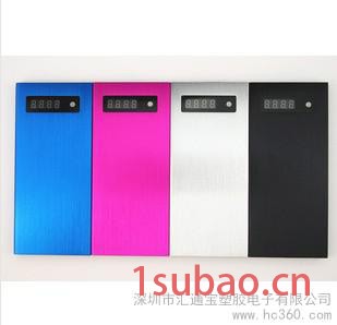 供应LED强光手电筒 双USB输出 数显移动电源 19000mah 数码电子产用