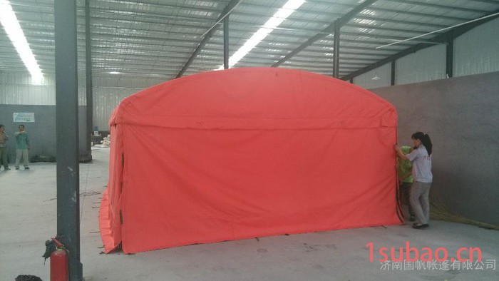 济南帆布施工帐篷生产厂定做推拉帐篷图3