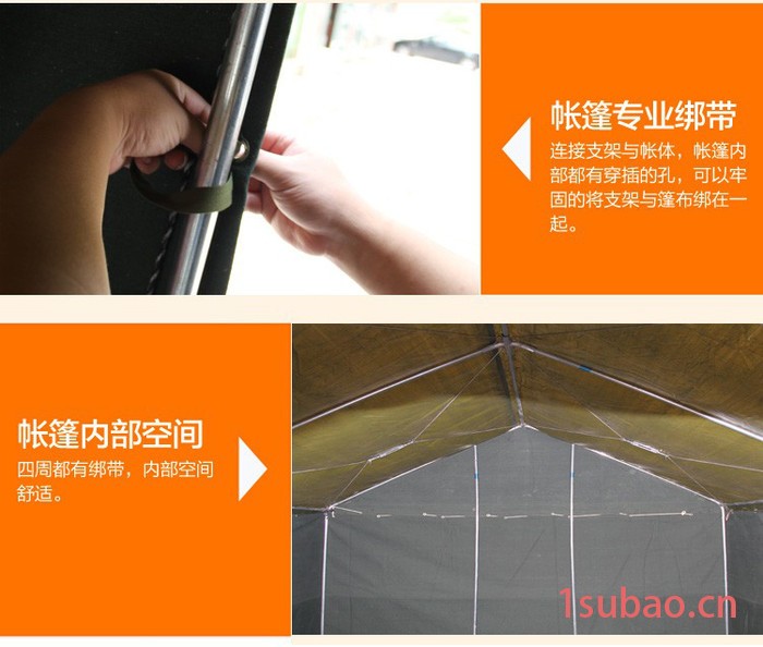齐鲁盛帆帐篷,四季帆布帐篷,工地施工住人,室外活动摊位帆布帐篷,耐磨抗风。图3