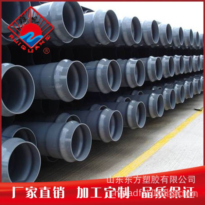 PVC给水管110 厂家现货直供pvc-u环保给水管pvc自来水管 pvc供水管图2