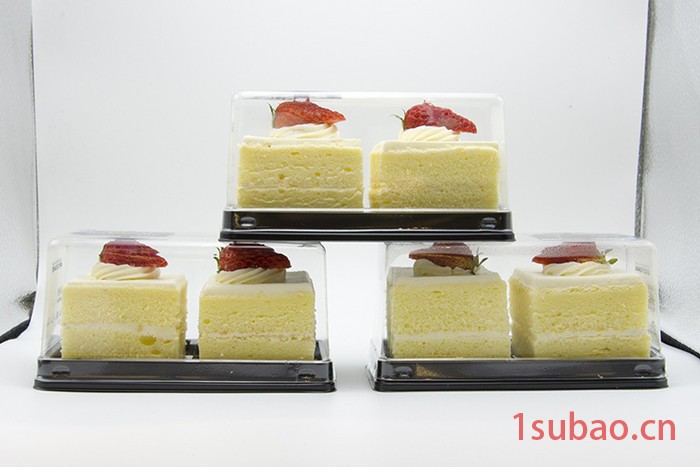 一次性透明塑料水果盒 卡扣塑料盒 一次性环保可贴标签果蔬盒图2