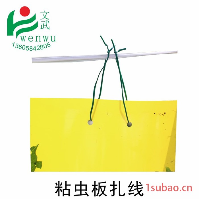 包塑扎线捆绑衣架铁丝铁扎带粘虫板扎丝包塑扎线铁芯捆线园林园艺  包塑扎线图3