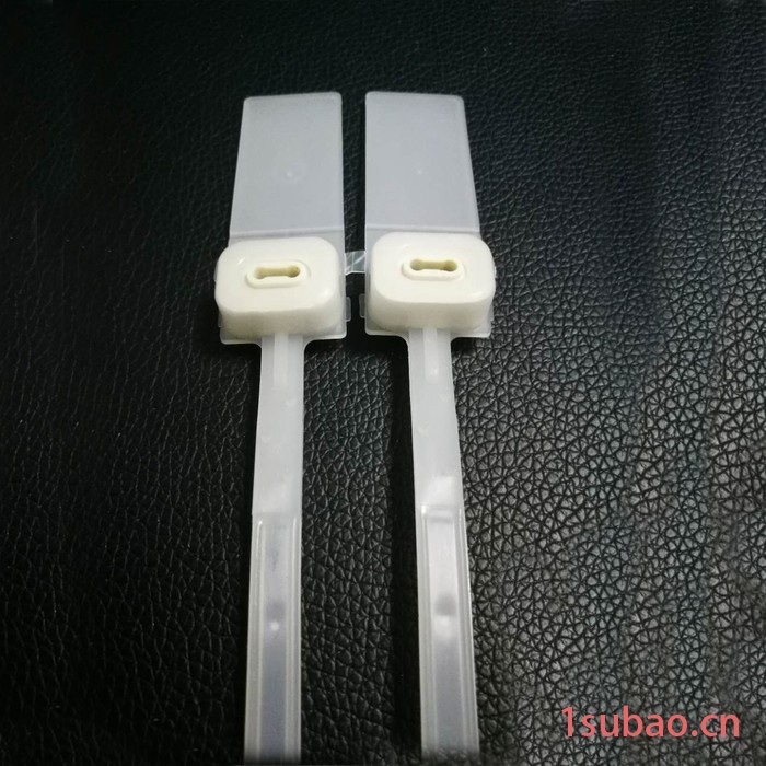 塑料物流挂签封条 一次性塑料封条 车尾锁标牌扎带标签牌防盗挂锁图3