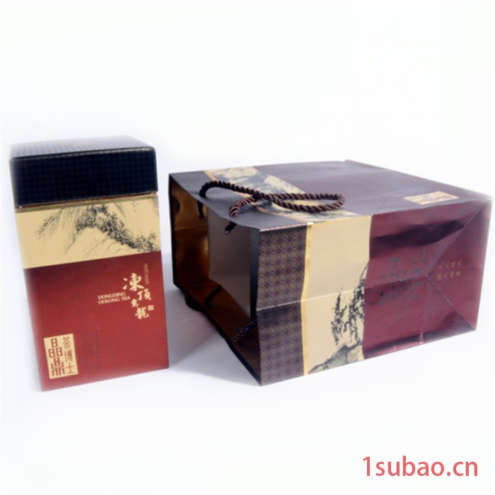 纸质 礼品茶叶包装 红茶天地盖包装盒套装图2