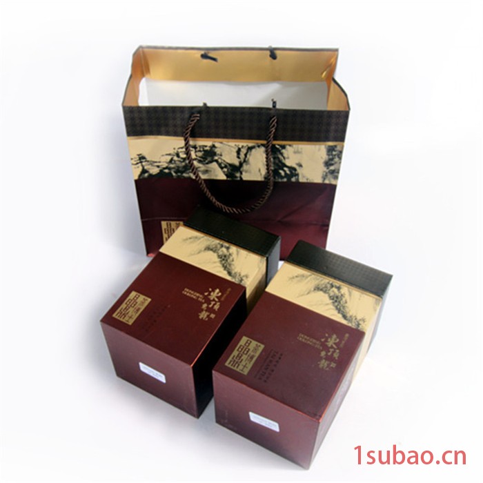 纸质 礼品茶叶包装 红茶天地盖包装盒套装图3
