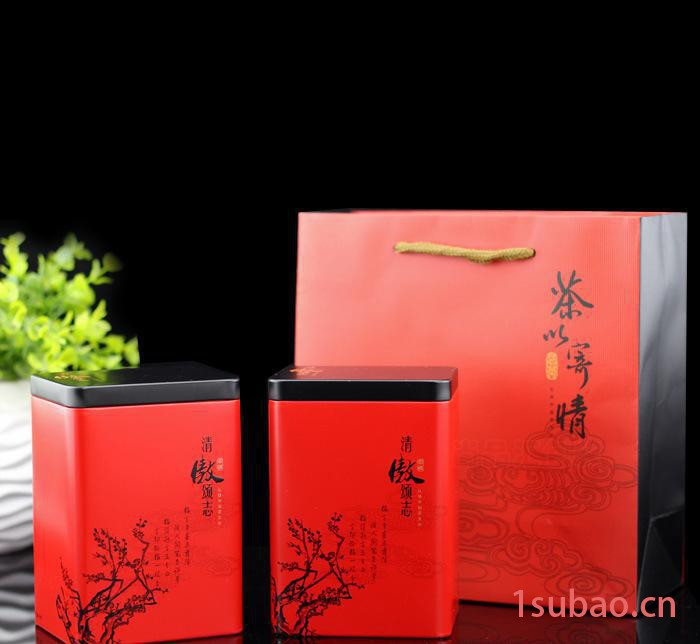 青岛通用 半斤装 茶叶包装盒 茶叶罐 空盒 礼盒 礼品盒 铁图2