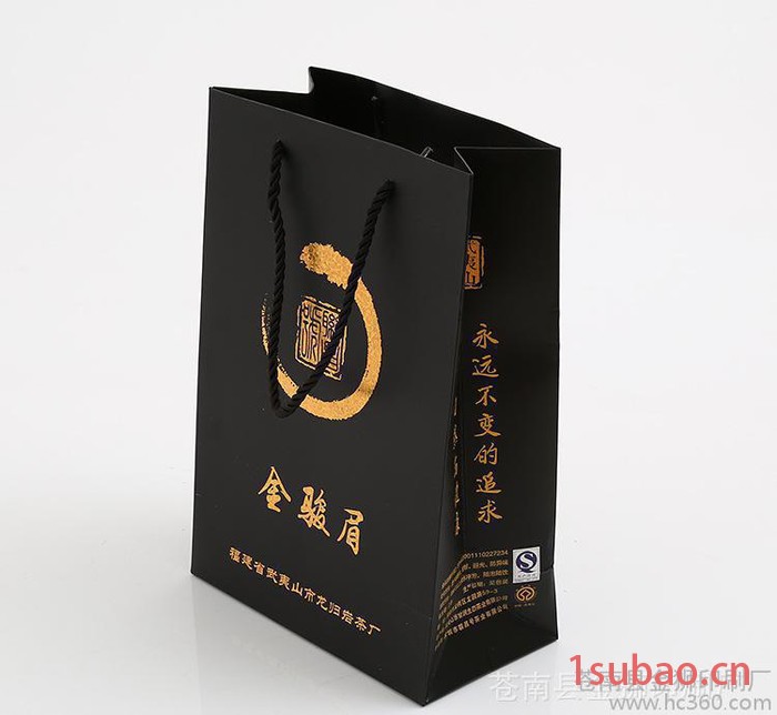 【金狮】现货定制**大容量包装袋 精美茶叶包装手提袋图3