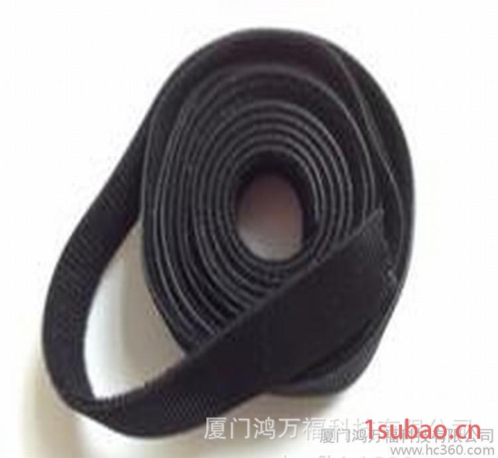 魔术贴现货可印刷LOGO尼龙材质的理线带 魔术贴扎带图3