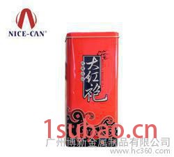 定制方形大号高中档大红袍铁罐 马口铁茶叶包装生产 NC245