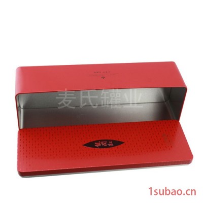 龙润茶茶叶包装铁盒、长方形马口铁铁盒、铁盒设计定制、厂家定制铁盒