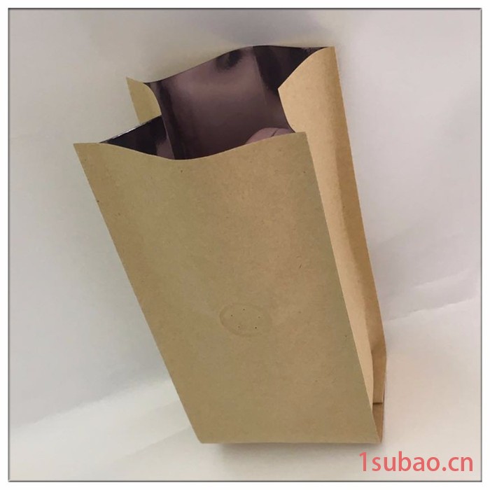 带单向排气阀四边封咖啡袋|100克牛皮纸镀铝咖啡袋|茶叶包装 食品包装袋