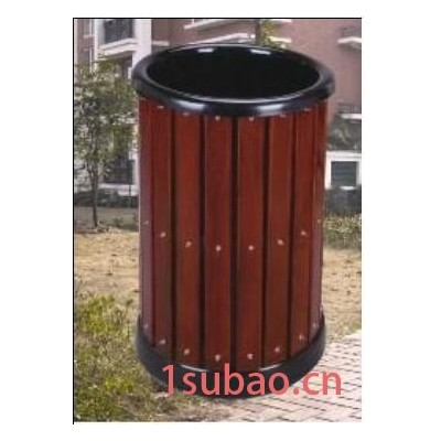 曼博尔   钢木垃圾单桶 钢木垃圾双桶  钢木结构垃圾桶 垃圾桶 垃圾收纳 批发  ** 质量保证 价格实惠