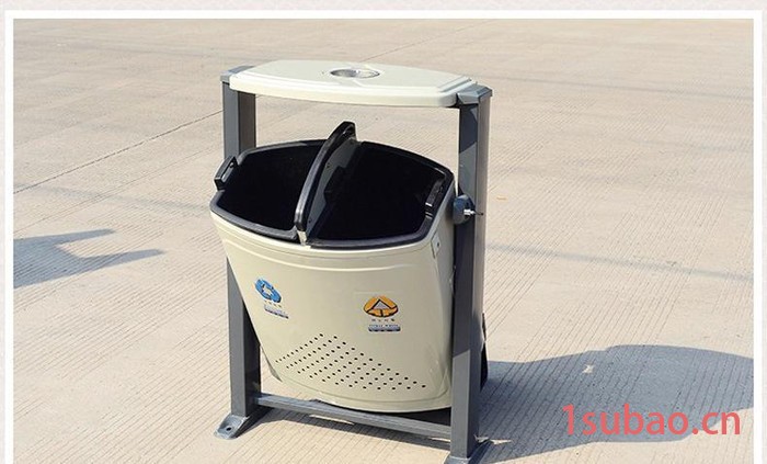 广场垃圾桶果皮箱 社区不锈钢垃圾桶 公园分类室外环卫垃圾桶