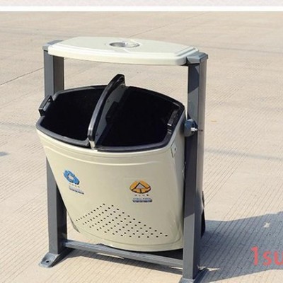 广场垃圾桶果皮箱 社区不锈钢垃圾桶 公园分类室外环卫垃圾桶