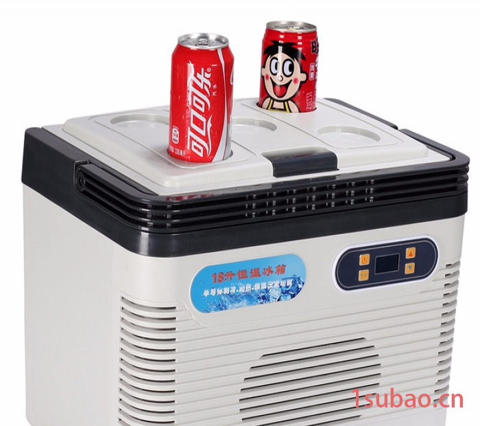 Anein安南PAS-18L 24V大卡车车载冰箱双制冷车家两用带静音型车载冰箱户外旅游专用保鲜小冰箱图2