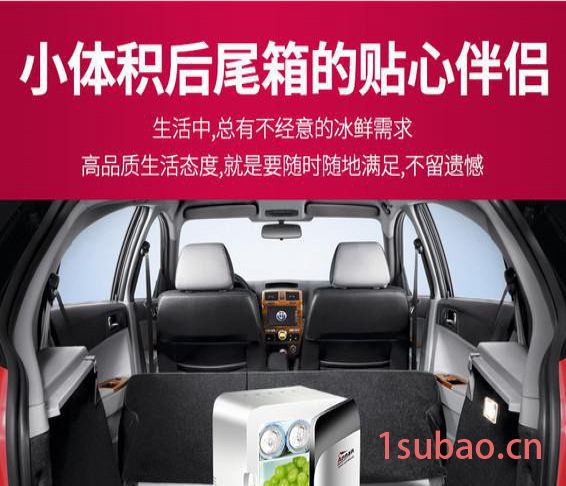 2019安南新款车载冰箱**黑白经典设计10升车载冰箱深圳车载冰箱工厂迷你车家两用制冷冷藏电子冷热箱半导体小冰箱茶叶冰箱图5