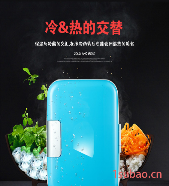 安南4升PA-4L车载迷你车载冰箱化妆品车家两用迷你冰箱小型家用宿舍单门式车载制冷暖图3