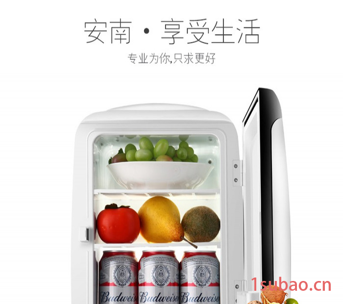 AnnanPA1-13L 安南车载冰箱车家两用电子冷热箱制冷冷藏迷你小冰箱宿舍小型家用车载两用学生冰箱制冷单人用图4